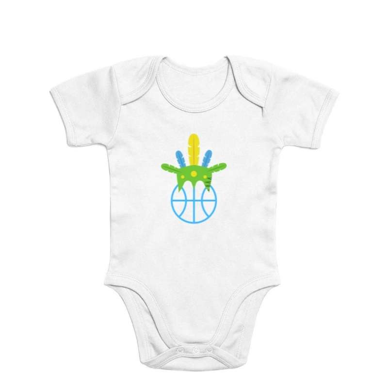 Body basketball pour Bébé Fille ou Garçon basketteurs basketteuses avec visuel Amazon coiffe de chef sur un ballon de Basket Ball Grenouillère pour basketteur ou basketteuse Tailles 3/6 mois, 6/12 mois, 12/18 mois, 18/23 mois