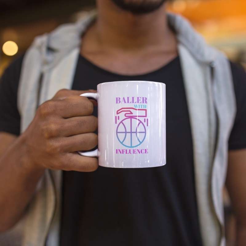 Mug basket Lifestyle modèle avec illustration lettrage Basket Ball I Play Parodie Logo iPhone Apple Homme ou Femme et Fille ou Garçon Homme ou Femme et Fille ou Garçon basketteurs et basketteuses Tailles uniques uniques