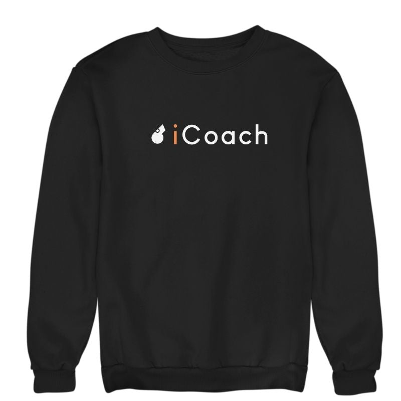 Sweat basket ball Noir Homme pour basketteur avec visuel design basketball I COACH PARODIE LOGO APPLE I PHONE humour Sweatshirt Hommes basketteurs coachs Taille XS S M L XL 2XL 3XL 4XL 5XL blanc bleu marine