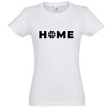 Tshirt basket Femme blanc pour basketteuse avec visuel design Basket Ball Home Lifestyle TeeShirt pour Femmes basketteuses Taille S M L XL 2XL 3XL noir bleu marine