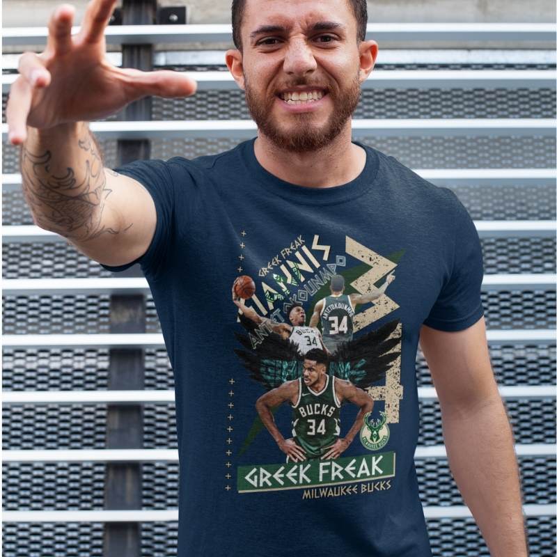Un T shirt Giannis Antetokounmpo: Le Must Have Du Tee Shirt De Basketball Pour Tous Les Fans Du “Greek Freak”