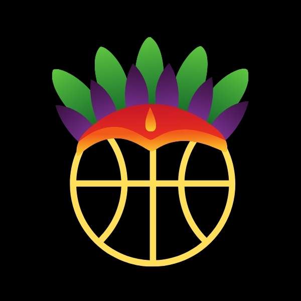 Visuel amazon avec design Amazon coiffe de tribu sur un ballon de Basket Ball beau Mug original pour Garçon basketteurs et basketteuses