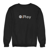 Sweat basketball Noir Homme pour basketteur avec visuel design Basket Ball I PLAY PARODIE LOGO APPLE IPhone Lifestyle Sweatshirt pour Hommes basketteurs Taille XS S M L XL 2XL 3XL 4XL 5XL existe en bleu marine et en blanc