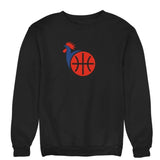 Sweat-shirt basket ball Noir couleurs drapeau de l'équipe de France design Coq modele bleu marine pour Femme visuel Sweat à col rond Patriotes Pull Femmes basketteuses Taille XS S M L XL 2XL 3XL 4XL 5XL aussi en couleurs Blanc et en Bleu Marine