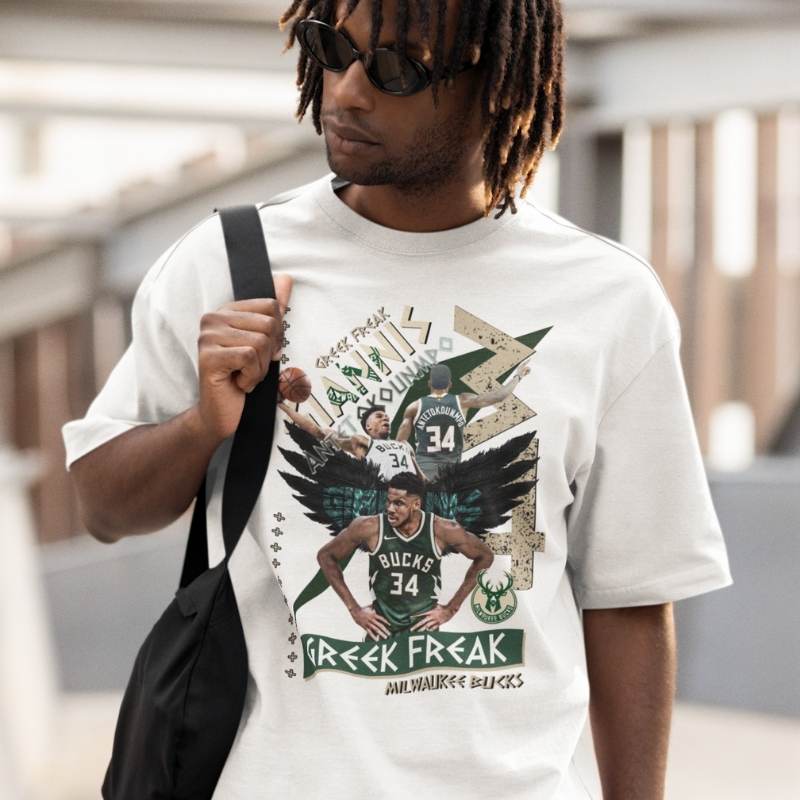T-shirt NBA Giannis Antetokounmpo Milwaukee Bucks