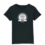 Tshirt basketball Noir pour Enfant basketteur basketteuse avec visuel Ballon de Basket Ball Vintage 1891 TeeShirts pour enfants basketteur basketteuses Taille 2 ANS 4 ans 6 ans 8 ans 10 ans 12 ans existe en Bleu Marine et Blanc