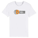 Tshirt basket ball Geek homme Blanc pour basketteur avec visuel design Bitcoin Baller TeeShirt BasketBall Hommes basketteurs Taille XS S M L XL 2XL 3XL 4XL 5XL Bleu Marine Noir