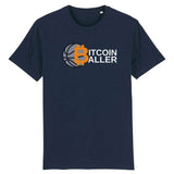 Tshirt basket ball Geek homme Bleu marine pour basketteur avec visuel design Bitcoin Baller TeeShirt BasketBall Hommes basketteurs Taille XS S M L XL 2XL 3XL 4XL 5XL Blanc  Noir