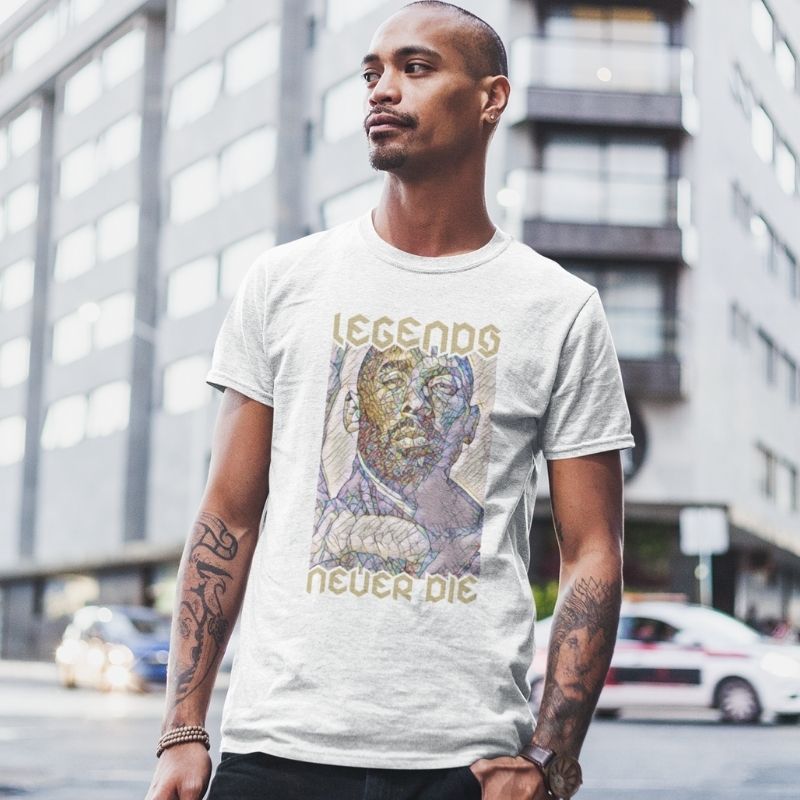 T shirt Kobe Bryant "Legend Never Die" by tshirt-basket.com