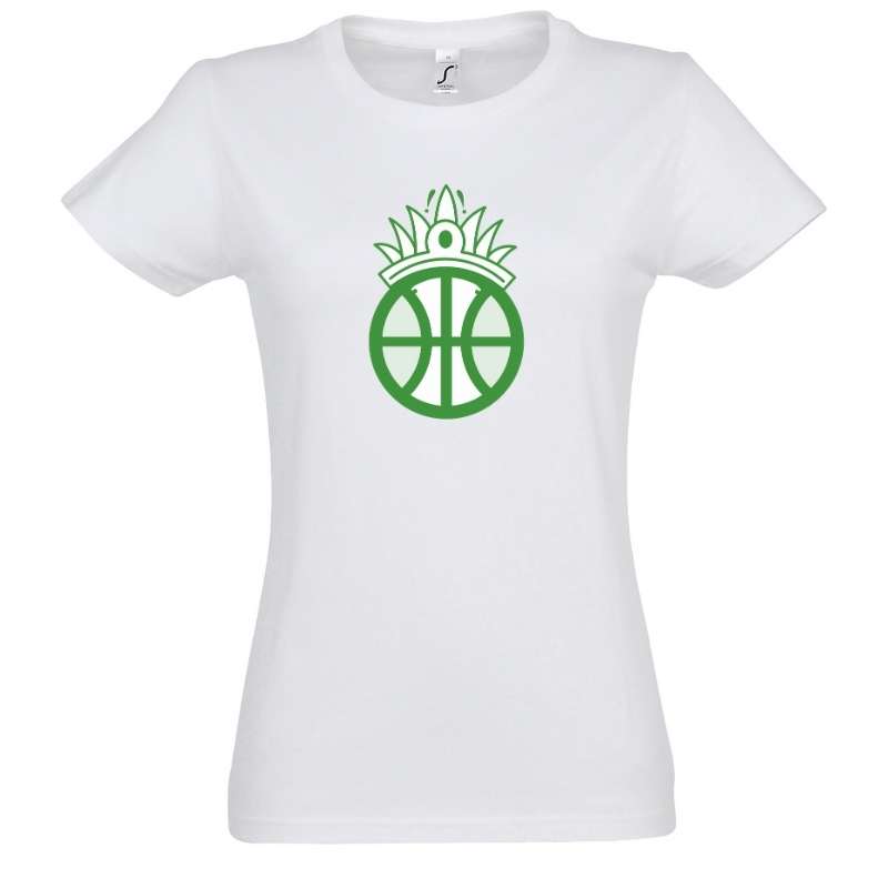 T-shirt basketball blanc pour femme basketteuse avec visuel amazon coiffe chef de tribu Basket Ball TeeShirts pour basketteuses Taille S M L XL 2XL 3XL Bleu Marine Noir