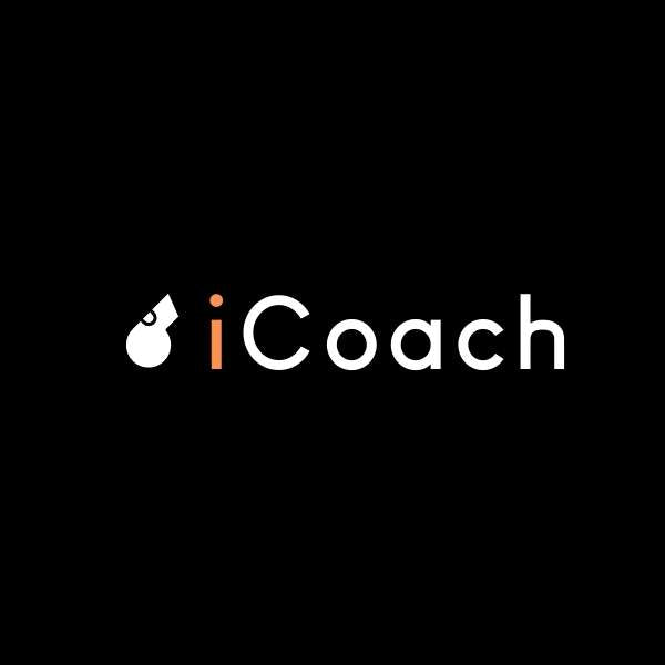 Visuel design sur fond Noir Teeshirt de basket ball humour avec marqué la phrase I COACH Parodie Apple Logo IPhone basketball pour femme basketteuse TeeShirts pour basketteuses entraineuses coachs