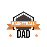 Visuel design Teeshirt basket ball Dad Oldschool Papa fond Blanc pour hommes Tee Shirt Papas basketteurs