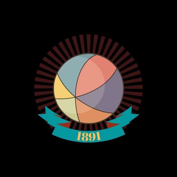 Visuel sur fond noir t-shirt vintage avec design Colorblocks Ballon de Basket Ball beau TeeShirt original noir bleu marine ou blanc pour fille basketteuse