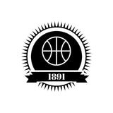 Visuel avec design Ballon de Basket Ball Vintage 1891 beau Mug original pour Garçon basketteurs et basketteuses
