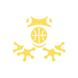  Visuel sur fond Blanc Sweat-shirt à Capuche amazon avec design Amazon symbole grenouille sauvage et un ballon de Basket Ball beau Sweatshirt original pour Garçons basketteur