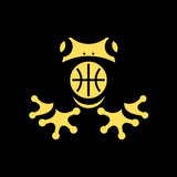  Visuel sur fond noir Sweat-shirt à Capuche amazon avec design Amazon symbole grenouille sauvage et un ballon de Basket Ball beau Sweatshirt original pour Garçons basketteur