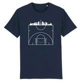 tshirt basket Paris bleu marine pour homme avec design visuel carte de la ville BasketBall TeeShirt Homme basketteur Taille XS S M L XL 2XL 3XL 4XL 5XL